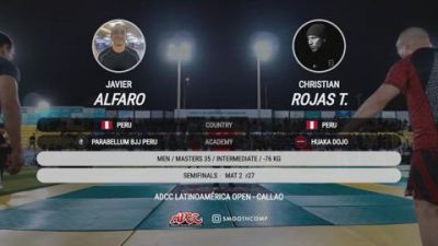 Christian Rojas T. vs Javier Alfaro 2026 ADCC Callao Open