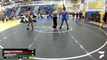 175 Gold Cons. Round 1 - Jackson Lietz, George Jenkins vs Nicholas Dominguez, Braddock