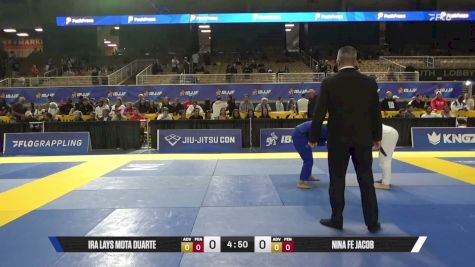 Nina Fe Jacob vs Ira Lays Mota Duarte 2026 Pan Jiu Jitsu IBJJF Championship
