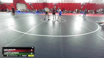 132 lbs Round 1 (6 Team) - Jace Mueller, Waska/BBE 2 vs Camdyn Ockenga, Canton C-Hawks A
