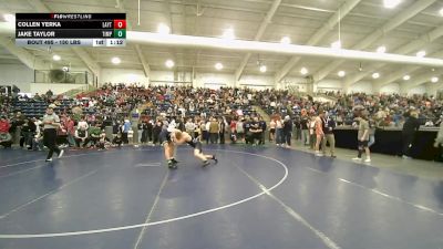 150 lbs Cons. Rd Of 16 - Collen Yerka, Layton vs Jake Taylor, Timpanogos