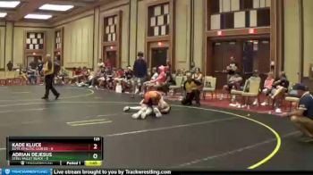 125 lbs Round 5 (6 Team) - Adrian DeJesus, Steel Valley Black vs Kade Kluce, Elite Athletic Club DZ
