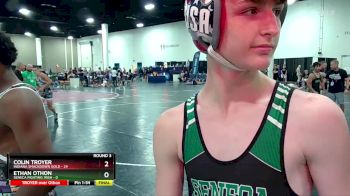 138 lbs Round 3 (6 Team) - Evan Smith, Indiana Smackdown Gold vs Parker Jones, Seneca Fighting Irish