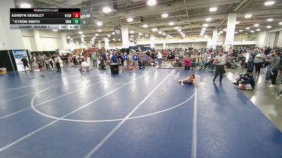 113 lbs Champ. Round 1 - Kyson Smith, Idaho vs Ashdyn Densley, Utah