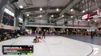 224 lbs Round 1 - Caroline Koepp, NXT Level Wrestling Academy vs Roberto Renteria Jr., Bordertown Brawlers Wrestling Club