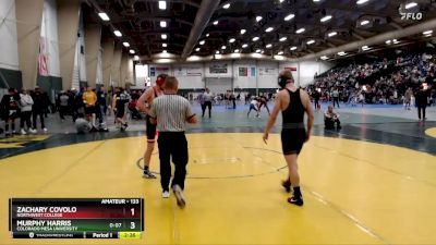 133 lbs Champ. Round 2 - Zachary Covolo, Northwest College vs Murphy Harris, Colorado Mesa University