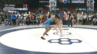 130 lbs Champ. Rd Of 32 - Riley Drennan, Texas vs Willow White, Florida