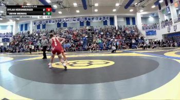 165 lbs Champ. Round 2 - Dylan Hershberger, Wayne Trace vs Devin Meinika, Columbia City