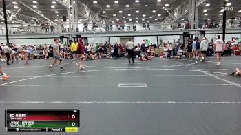 100 lbs Round 1 (6 Team) - Lyric Hetzer, Team Gotcha vs Bo Gibbs, Team Ohio