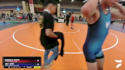 126 lbs Cons. Round 2 - Andrew Romo, FM Wrestling Club vs Viet Dinh, Viper Wrestling Club