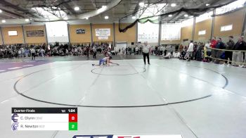 106 lbs Quarterfinal - Cole Glynn, Central Catholic vs Robert Newton, Scituate-RI