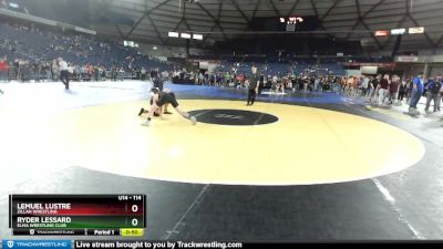 114 lbs 3rd Place Match - Ryder Lessard, Elma Wrestling Club vs Lemuel Lustre, Zillah Wrestling