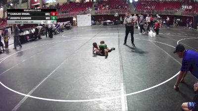 59 lbs 5th Place Match - Joseph Zander, Westside Wrestling Club vs Canaan Engel, Hawks Wrestling Club (Lincoln)