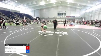 116 kg Consolation - Mariano Ramirez, YV Wrestling vs Zaiden Hanson, Dolores Wrestling