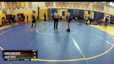 106 Blue Cons. Semi - Aiden Sandlofer, Wellington Community Hs vs Julius Avila, Palmetto Ridge H.S.