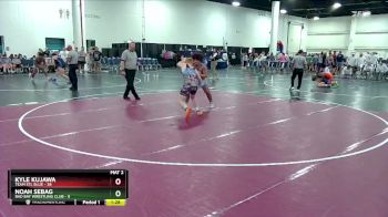 165 lbs Round 4 (6 Team) - Noah Sebag, Bad Bay Wrestling Club vs Kyle Kujawa, Team STL Blue
