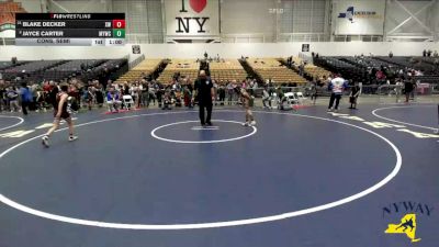 85 lbs Cons. Semi - Blake Decker, Xtreme Wrestling vs Jayce Carter, Malone Youth Wrestling Club