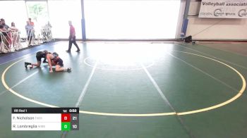 95 lbs Rr Rnd 1 - Frank Nicholson, The Hunt Wrestling Club Black vs Ryan Lombreglia, Iron Horse Wrestling Club