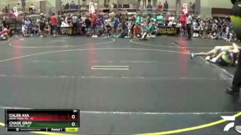 110 lbs Round 1 (6 Team) - Chase Gray, MO Outlaws vs Caleb Asa, Beast Mode WA