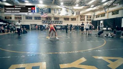 157 - 165 lbs Semifinal - Jason Rayborn, Team MO Mehlville Oakville vs Donovan Brown, WreSTL