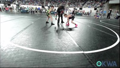 67 lbs Round Of 16 - Stetson Topping, Smith Wrestling Academy vs Jack Rogers, Standfast