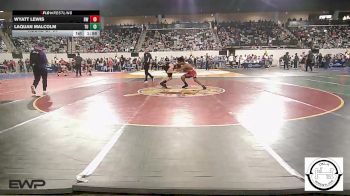 143 lbs Round Of 64 - Wyatt Lewis, BISON WRESTLING GEARY, OK vs Laquan Malcolm, Tulsa Union