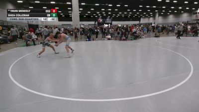 110 lbs Cons. Sub-quarters - Truin Meneely, Colorado vs Shea Colleran, Izzy Style Wrestling