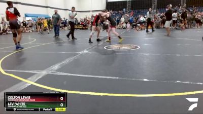 117 lbs Quarterfinal - Colton Lewis, Tar River Wrestling Club vs Levi White, Combat Athletics