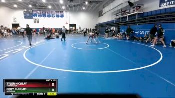 120 lbs Quarterfinal - Tyler Nicolay, Torrington vs Cody Dunham, Sheridan