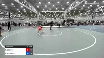 89 lbs Semifinal - Emma Bacon, Wyoming Seminary vs Lillian Rumsey, BullTrained Women