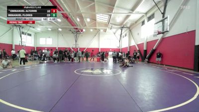 141 lbs Champ. Round 1 - Emmanuel Altorre, Lassen vs Immanuel Flores, Cerritos College