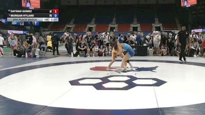 115 lbs 5th Place Match - Daynah Gomez, Arizona vs Morgan Hyland, Pennsylvania