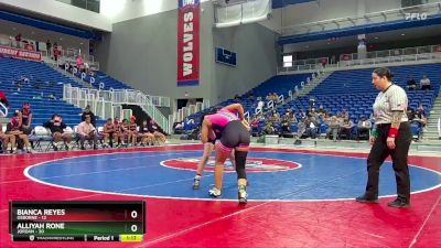 120 lbs Quarters & 1st Wb (16 Team) - Bianca Reyes, Osborne vs Alliyah Rone, Jordan