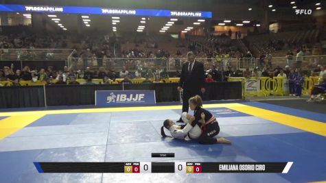 Emiliana Osorio Ciro vs Charlie Jane Taylor 2025 Pan Kids Jiu-Jitsu IBJJF Championship