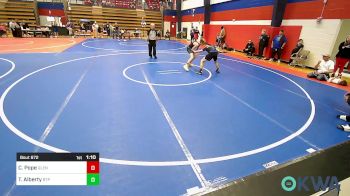 110 lbs Rr Rnd 5 - Cash Pope, Glenpool Youth Wrestling vs Tucker Alberty, Tulsa Blue T Panthers