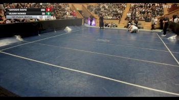 215 lbs 1st Place Match - Elijah Hawes, Sanderson Wrestling Academy vs Satoshi Davis, Gold Rush Wrestling Academy