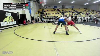 170 lbs Consi Of 4 - Jeremiah Malone, Grove vs Wyatt Anderson, Vinita JH