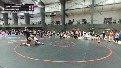 Junior Boys FS - 190 lbs Cons. Round 3 - Logan Armstrong, WA vs Isaac Sampedro, WA