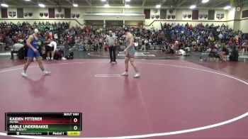 150 lbs Cons. Round 2 - Gable Underbakke, West Liberty vs Kaiden Fitterer, Milton