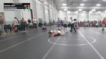 150 lbs Round 3 (10 Team) - Micheal Craft, Team Shutt vs Jack Rohrbaugh, Rocket Rams