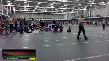 64 lbs Round 7 (8 Team) - Bradey Bleich, Mat Assassins White vs Korbin Kiessling, Rampage