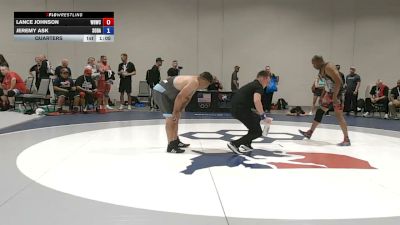 70 kg Quarters - Lance Johnson, West Hills Wrestling Club vs Jeremy Ask, South Dakota