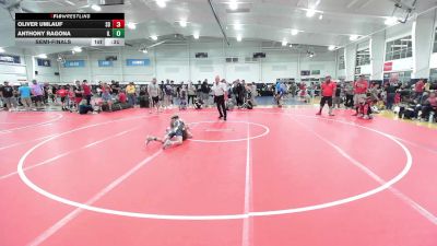 M-75 lbs Consi Of 4 - Bristol Pope, OH vs Peter Capogna, NY