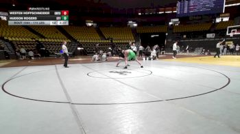 174 lbs Rr Rnd 3 - Westen Hoffschneider, Unattached-Wyoming vs Hudson Rogers, Utah Valley