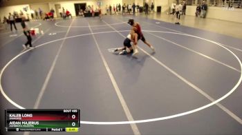 133 Championship Bracket Cons. Round 4 - Aidan Majerus, Zumbrota-Mazeppa vs Kaleb Long, Shakopee