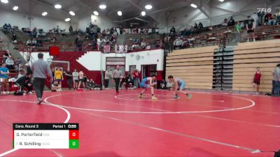 132 lbs Cons. Round 3 - Rowan Schilling, Hanover Central High School vs Owen Porterfield, Contenders Wrestling Academy