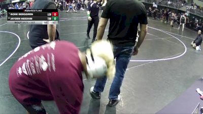 117 lbs Cons. Round 4 - Jayden Heedum, The Best Wrestler vs Bode Berggren, Little Cougar Wrestling