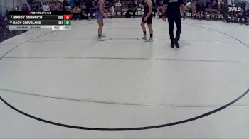 129 lbs Champ. Round 1 - Dacy Cleveland, NATF vs Jersey Gennrich, CWO