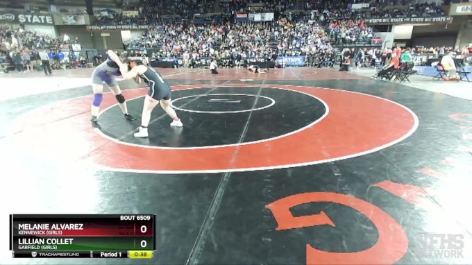 Girls 3A/4A 135 Cons. Round 2 - Melanie Alvarez, Kennewick (Girls) vs ...