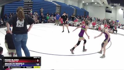 80 lbs Round 5 (6 Team) - Freyda Nelson, Minnesota Storm Girls vs Lyla Moos, Team Iowa Girls